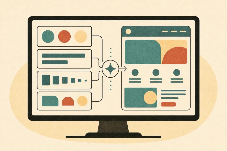 Cómo sistematizar una identidad de marca para crear webs con IA